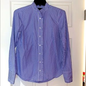 JCrew Ruffled Buttoned Down Shirt